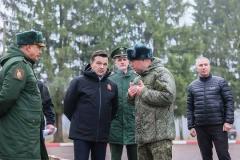 Воробьев проверил процесс формирования элитного Полка Московской области